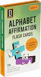 Darlyng & Co.'s Modern Alphabet Affirmation Flash Cards for Kids