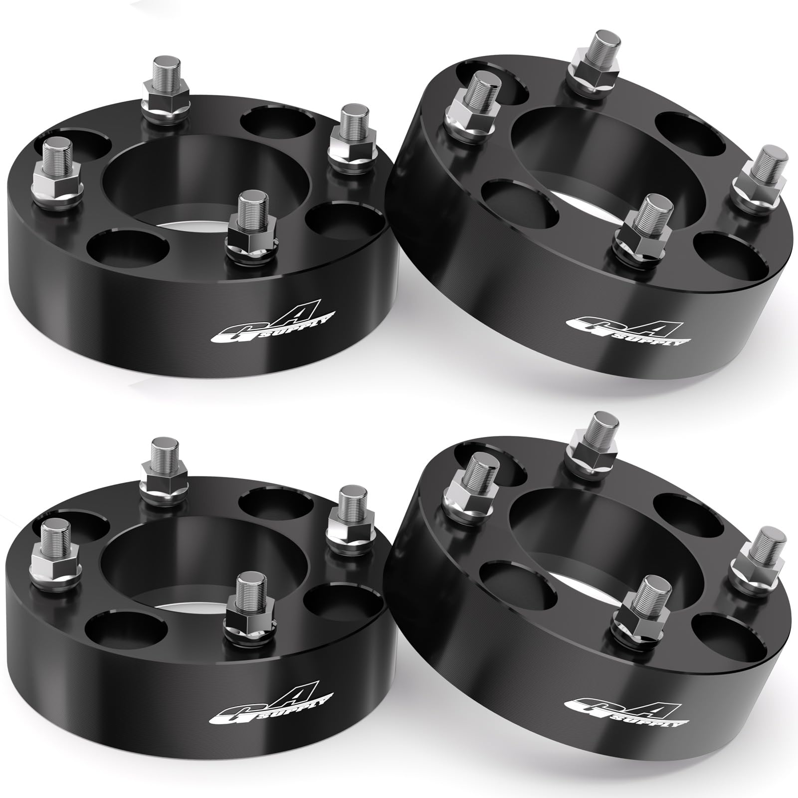 GAsupply 4x110 ATV Wheel Spacers 1.5" 74mm Hub Bore 12x1.25 Studs, 4 Pack