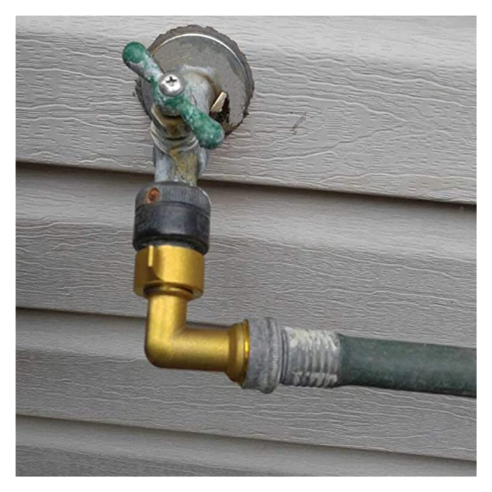 Resistir Extremos de Alta presión y Temperatura Adaptador de Manguera Garden Codo Conector Codo de láminas Codo de Manguera de latón for la Manguera de Agua for el hogar