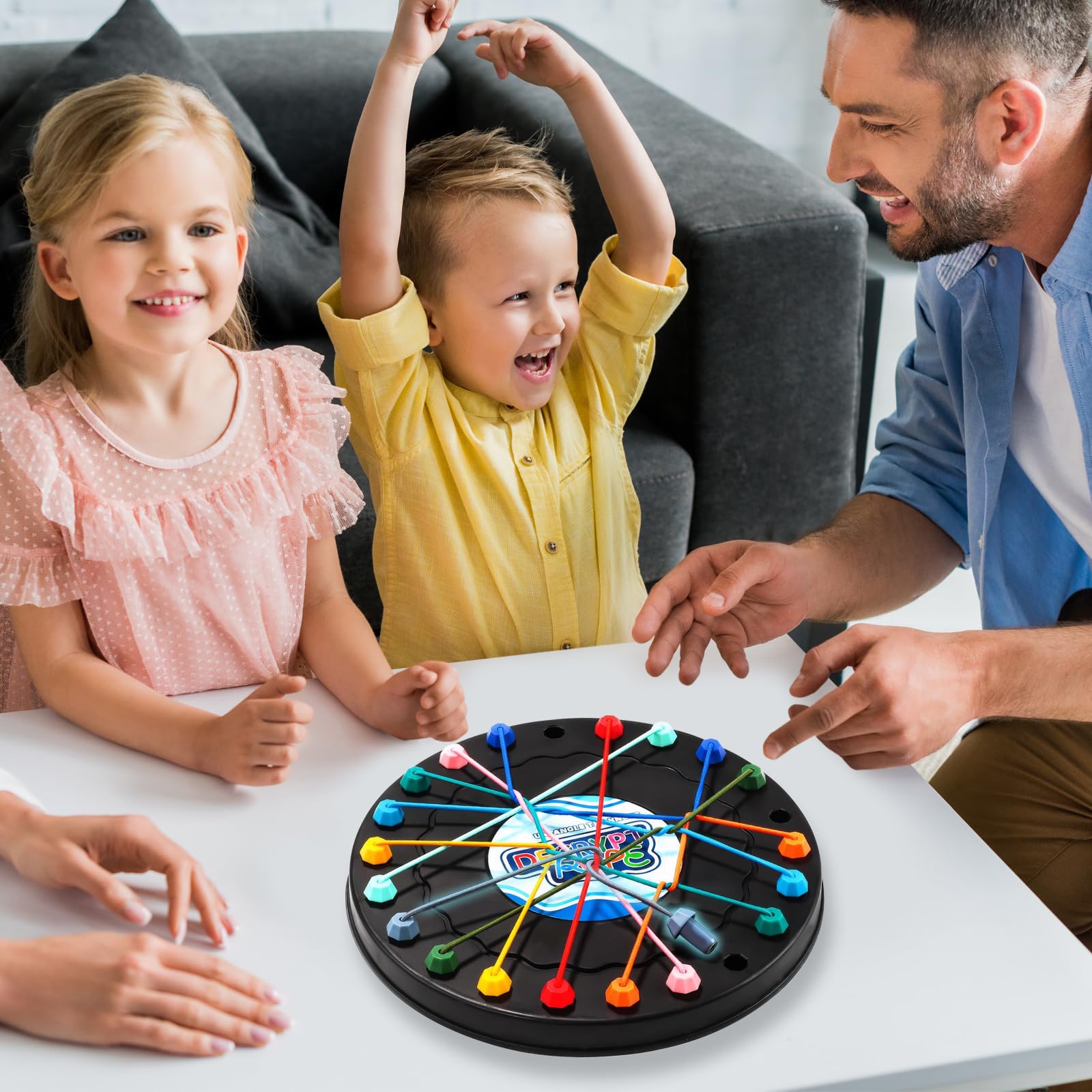 Brainy Knots Geduldsspiel - Buntes Logikspiel Mit Seilen Für Kinder & Familie