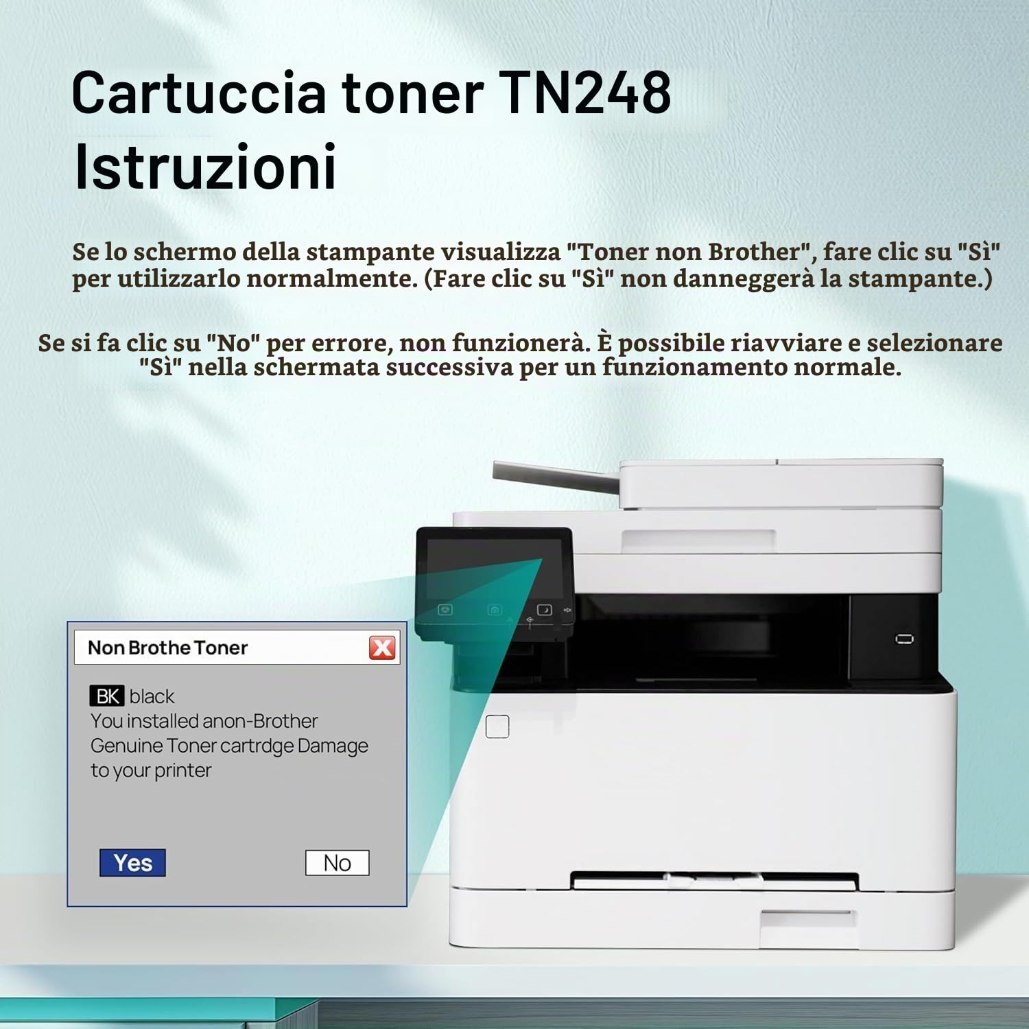 LOFBLAT TN248 XL Compatibili Toner per Brother MFC-L3760CDW 4-Pack | Compatibile per toner brother mfc l3740cdw, dcp-l3560cdw, mfc l3740cdwe, mfc l3760cdw, dcp-l3520cdw, tn248