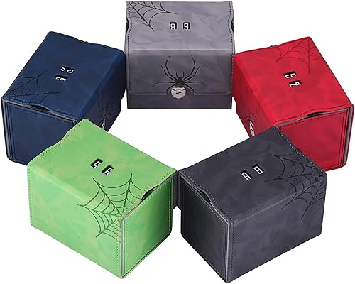 Miniatura 6 de Zoopin - Caja de cuero con contador de vida giratorio integrado (azul)