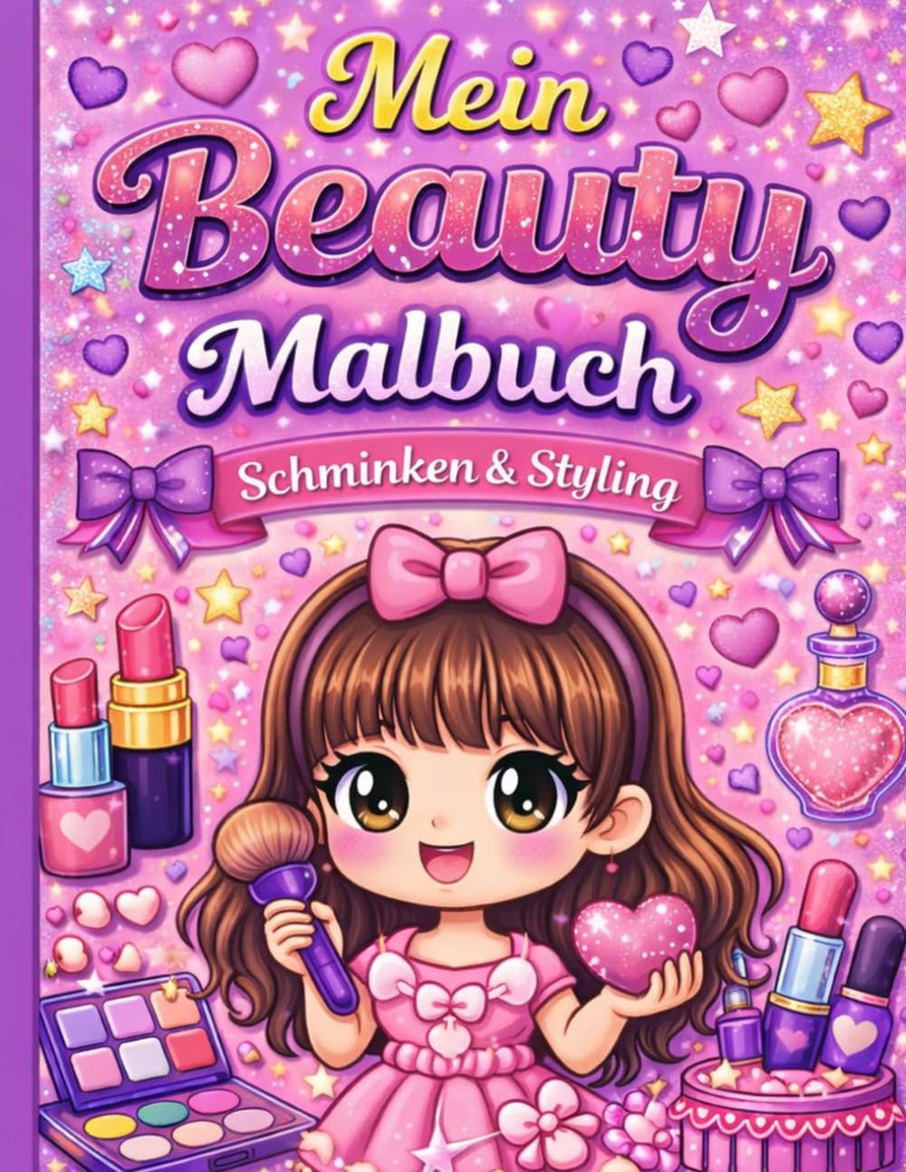 Mein Beauty Malbuch – Schminken & Styling für Mädchen