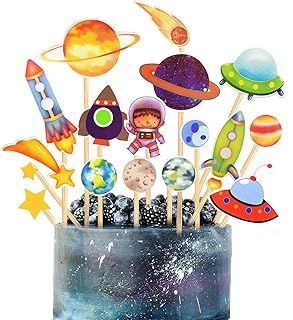 Weltraum Astronauten Tortendeko Geburtstag Planeten Torte Deko Weltraumthema Tortendeko Kind Astronauten Raketen Planet Ku...