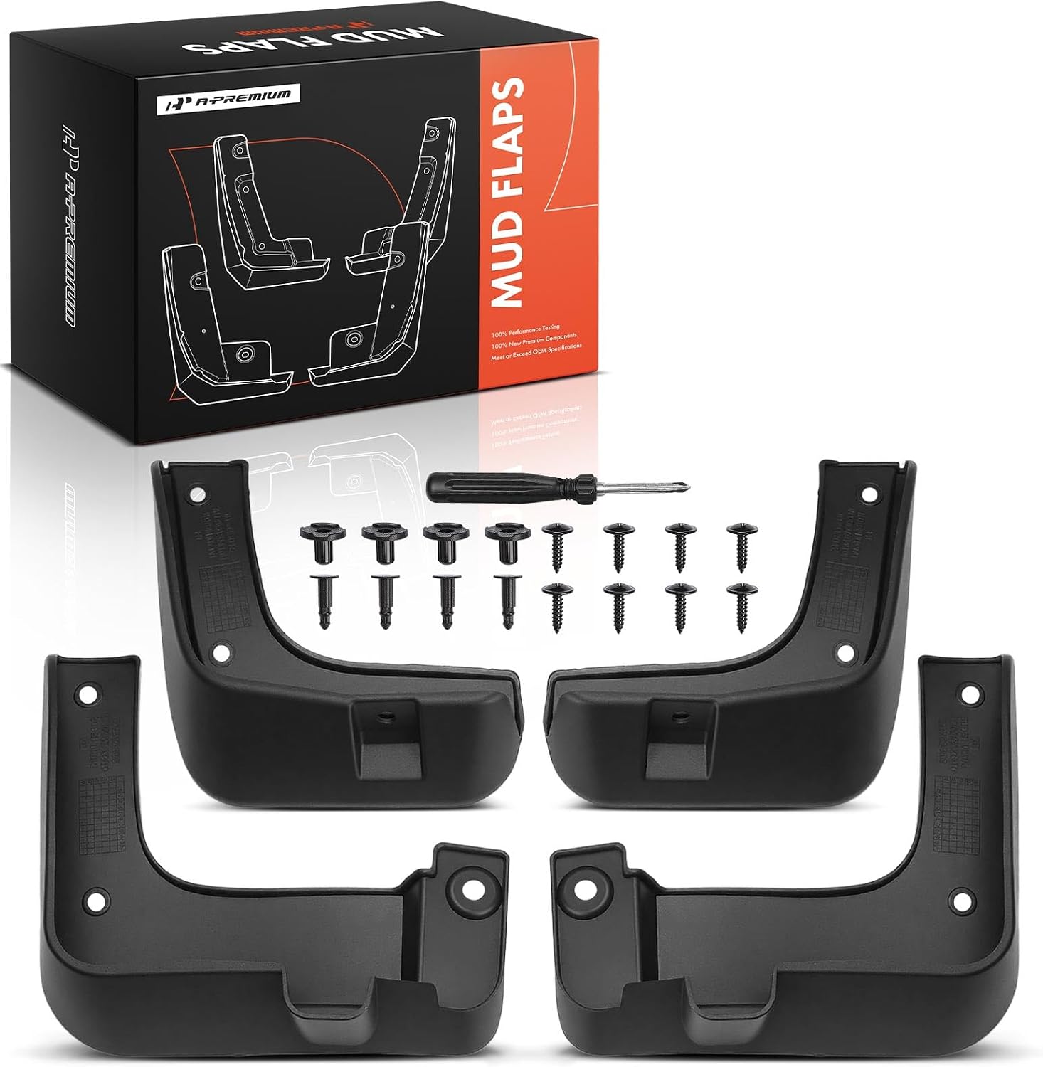 A-Premium Mud Flaps Compatible with Kia Forte 2019-2024