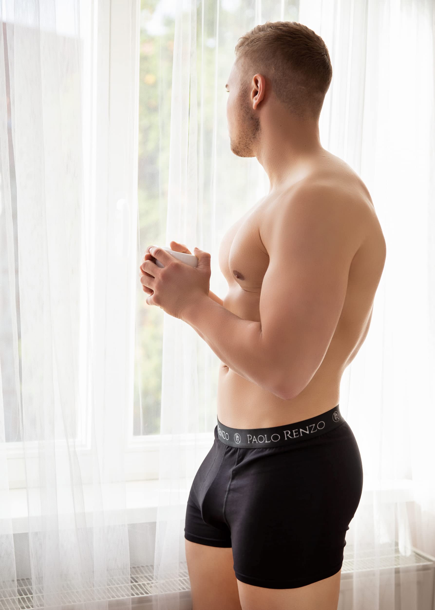 Boxer Aderenti Uomo Hipster 3/6 o Pacco da 12, Boxer a Pantaloncino retrò in Cotone, Uomo Intimo, Elasticizzata per Uso Quotidiano
