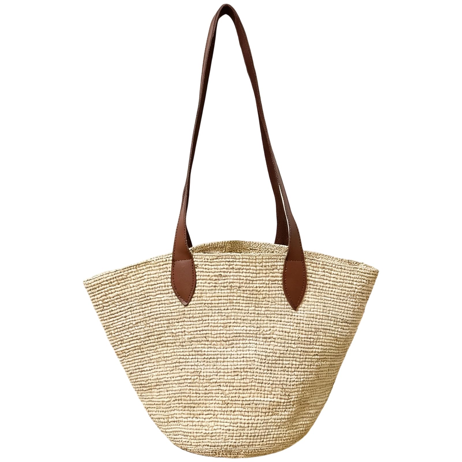 Raffia Geflochtene Tasche Damen Strohtasche Strandtasche Korbtasche Stroh Handtasche Umhängetasche Sommertaschen Für Strand Urlaub Reisen Straw Bags For Women Summer Beach Tote (Kleine)