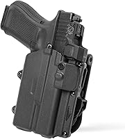 Vista 15 de Alien Gear Rapid Force - Funda OWB de nivel 2 – Deslizador de cinturón de bloqueo – Mano derecha – Compatible con modelos Sig Sauer y Glock – Sin