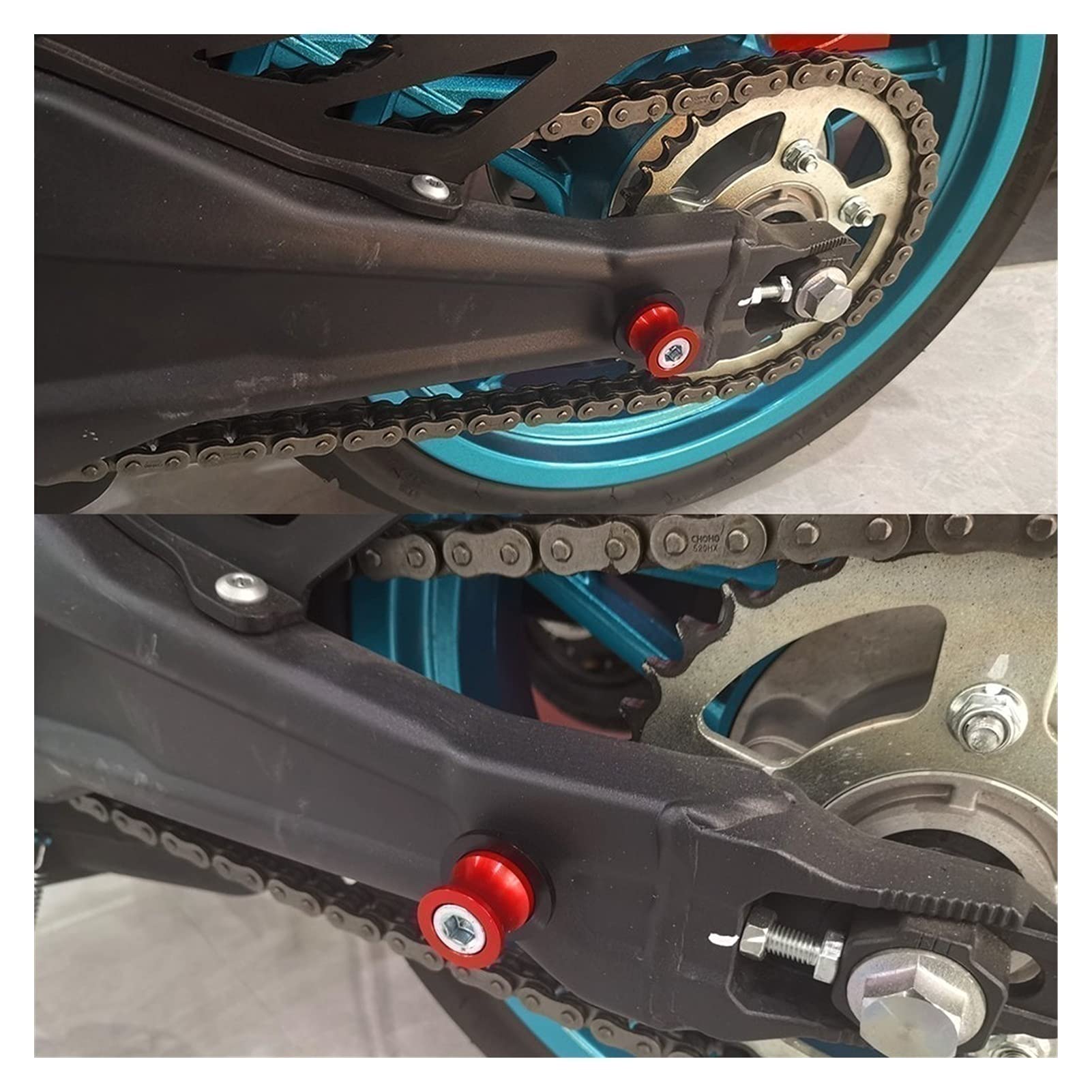 Coulisseau De Bras Oscillant Moto - Pour Yamaha FZ1/FZ6/FZ8 - Aluminium CNC - Couleurs Au Choix (Noir Pour FZ8)