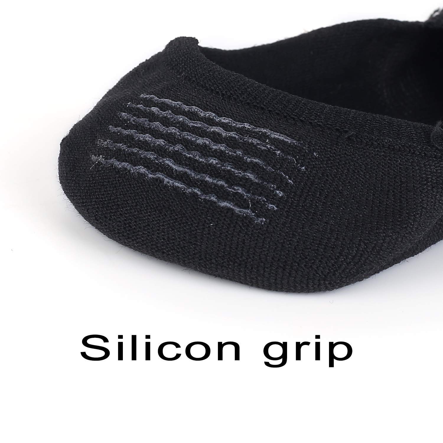 PinKit Anti-Slip Unisex Cotton Invisible No Show Loafer Socks with Silicon Grip (Pack of 3 Pairs) (Colour-Blue) 2