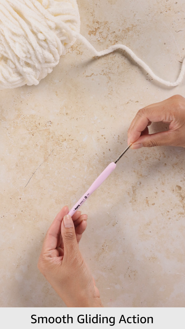 Amazon.com: Tulip Needle Company TEL-00E Etimo Rose Steel Crochet