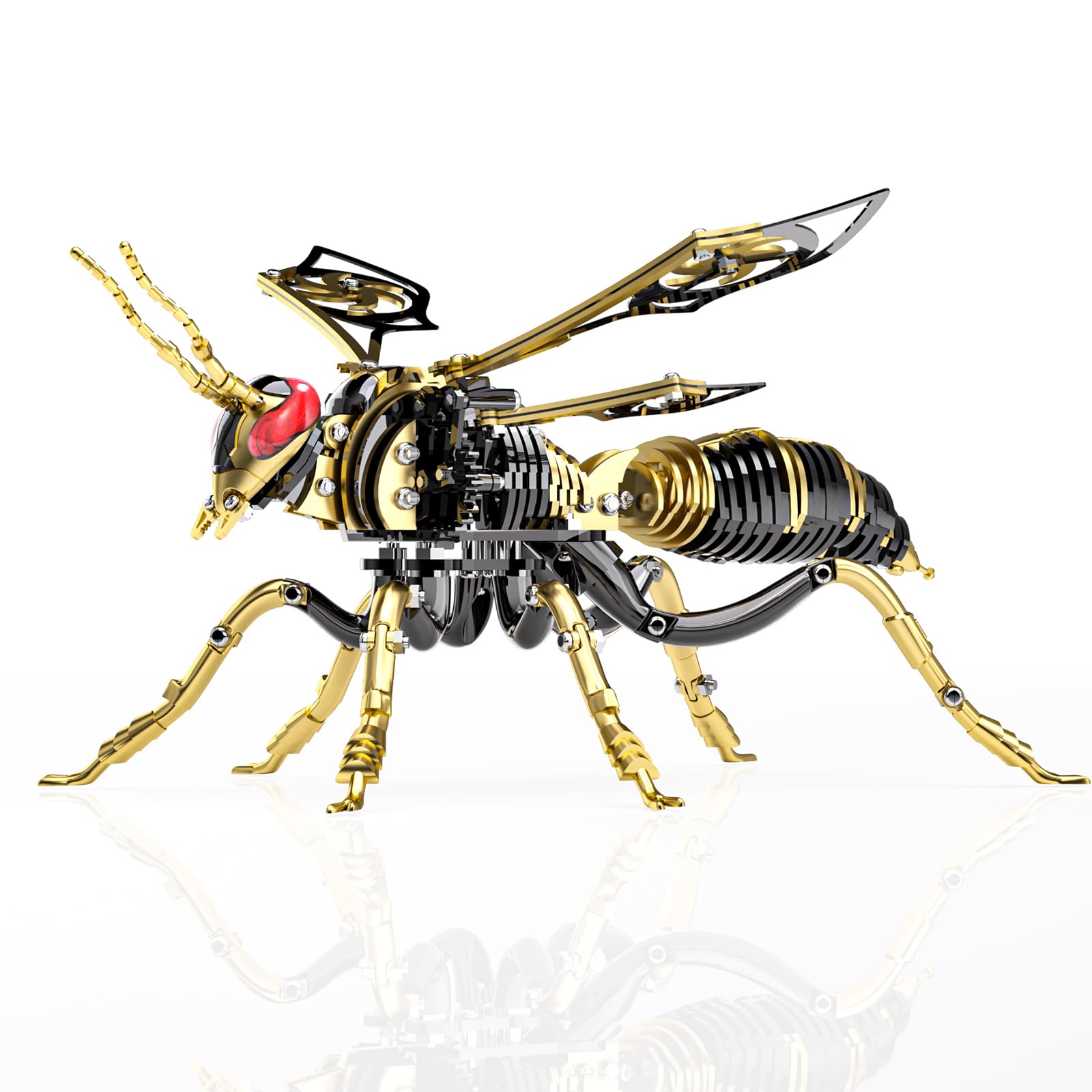 Amazon.com: Gold-Plated Metal Bee Model Kit - 3D Stainless Steel