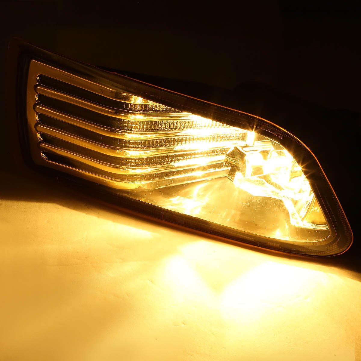 DNA MOTORING FL-ZTL-153-AM Front Bumper Fog Light Driver & Passenger Side Enhance visibility [Compatible with 05-10 Scion tC]