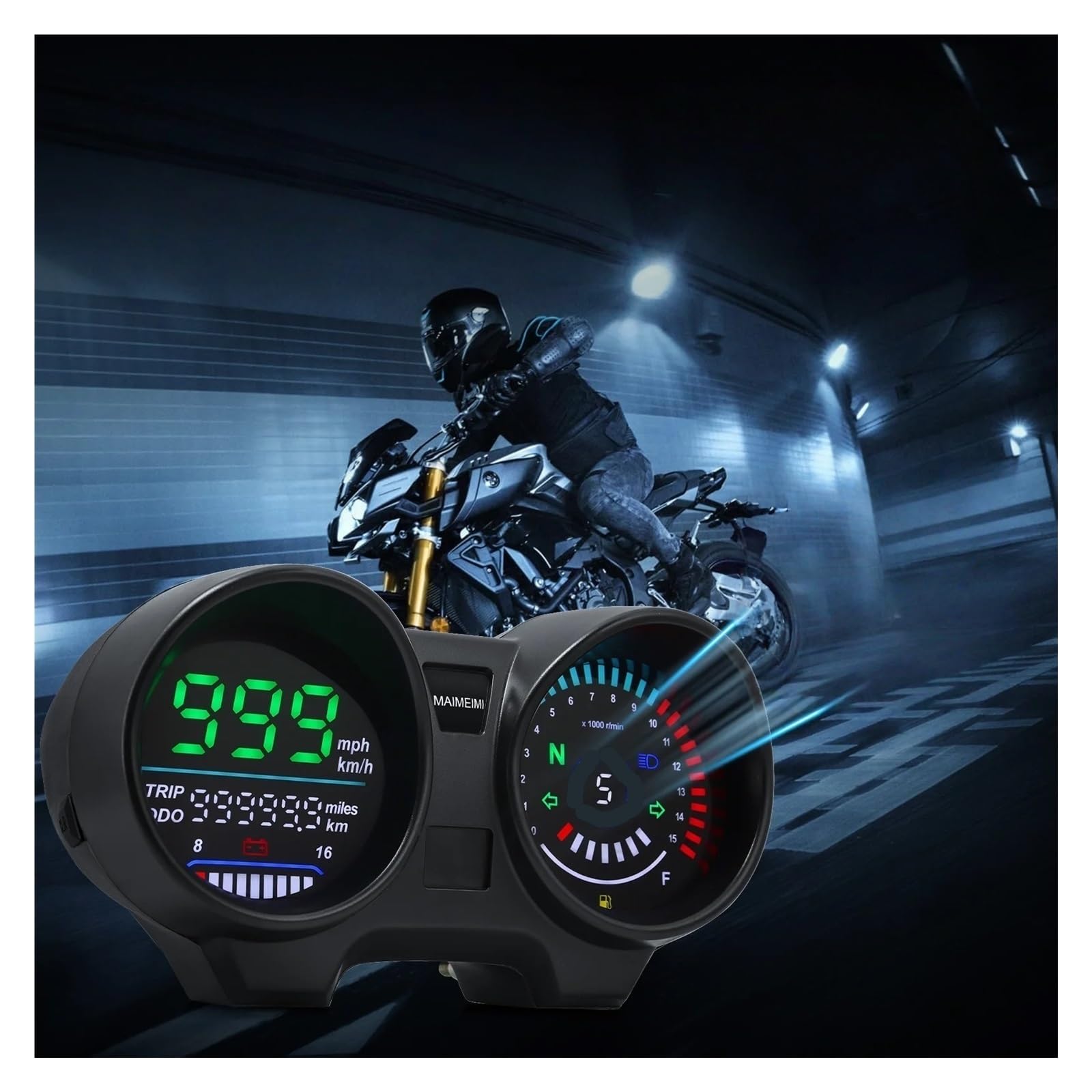 Contachilometri universale Tachimetro per moto per CG per Titan 150 2010 2012 pannello elettronico digitale contachilometri contagiri