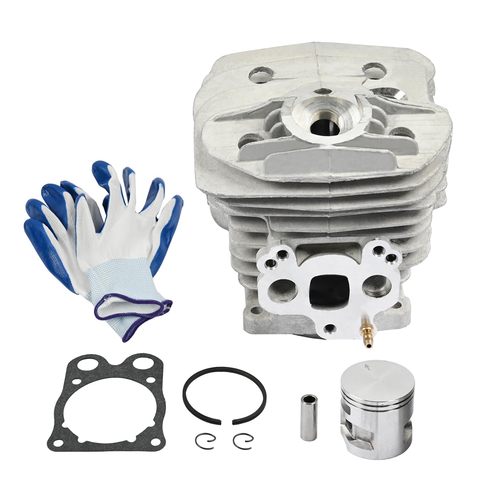 51MM Cylinder Piston Kit Compatible with Husqvarna Chainsaw 576XP/576XP EPA/576XP auto tune/570II Replace 575257406 544367404 544367402 Valid Only For 967 10 83 -Xx