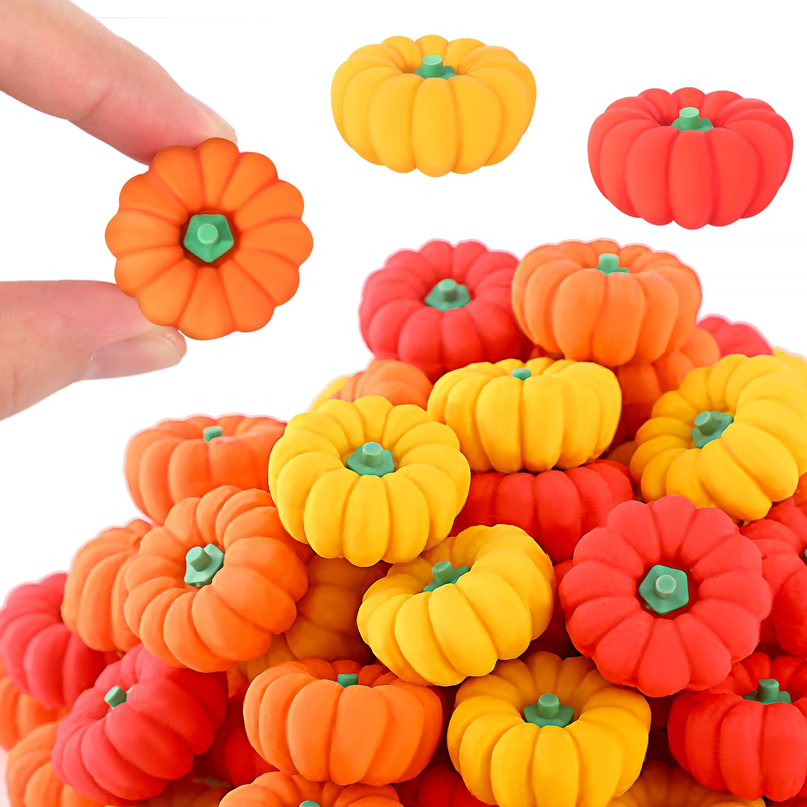Amazon.com : Zhanmai 90 Pcs Thanksgiving Fall Pumpkin Erasers Bulk