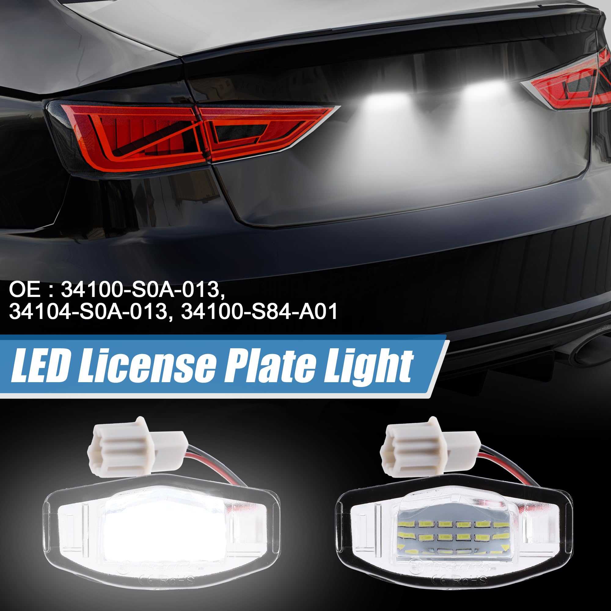 Amazon.com: A ABSOPRO 34100-S0A-013 LED License Plate Light for