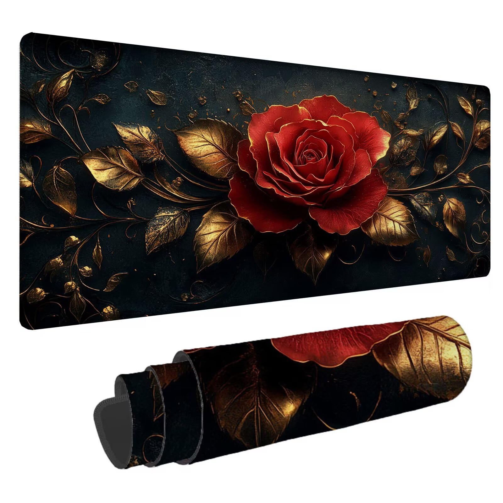Czerwona podkładka pod mysz XXL różowa podkładka pod mysz 1500 x 800 x 4 mm podkładka pod mysz dla graczy, podkładka pod mysz do laptopa, podkładka pod mysz i klawiaturę A-648