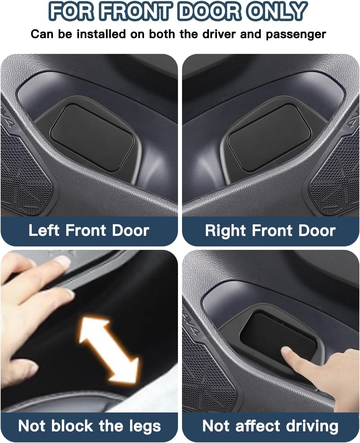 RAV4 Trash Can Toyota RAV4 Portable Mini Car Trash Bin with Lid for Storage and Organize Toyota RAV4 Accessories Plastic Garbage Can Compatible with 2019 2020 2021 2022 2023 2024 2025 Toyota RAV4