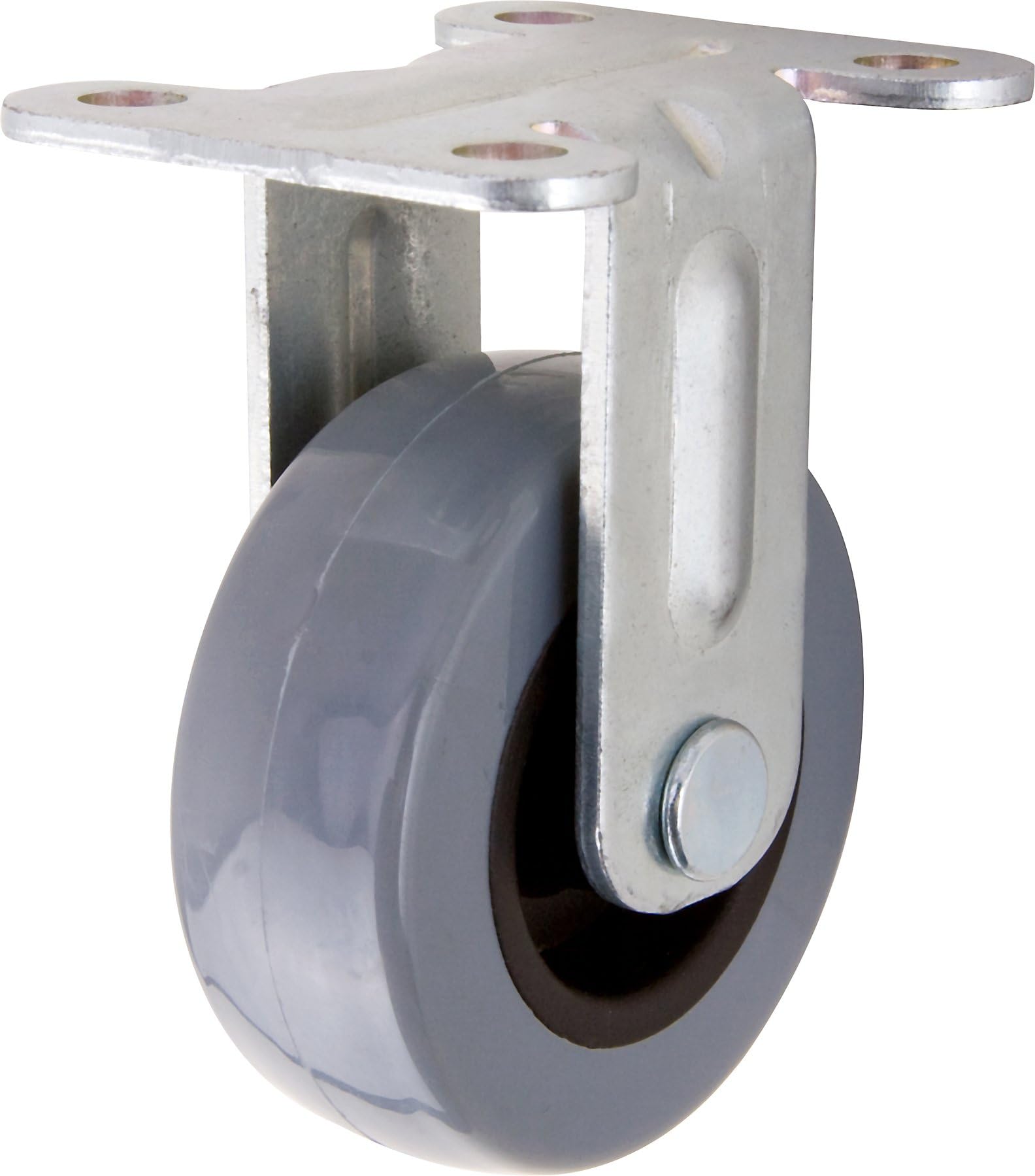 Shepherd Hardware Medium Duty TPR Single Swivel Caster, Non-Marking