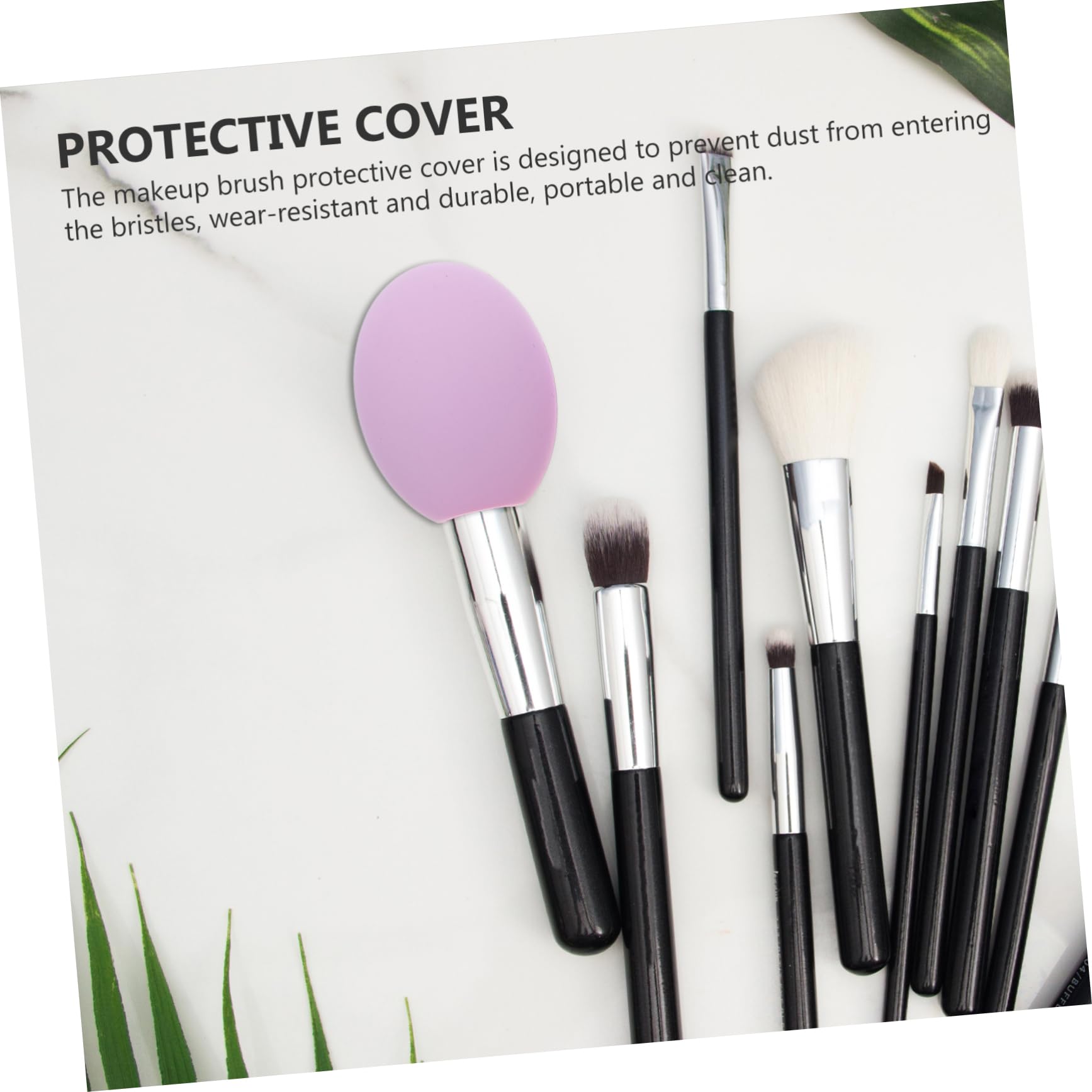 POPETPOP 36piezas De Silicona Para Brochas De Maquillaje Funda Antipolvo Para Viajes y Almacenamiento De Cosméticos