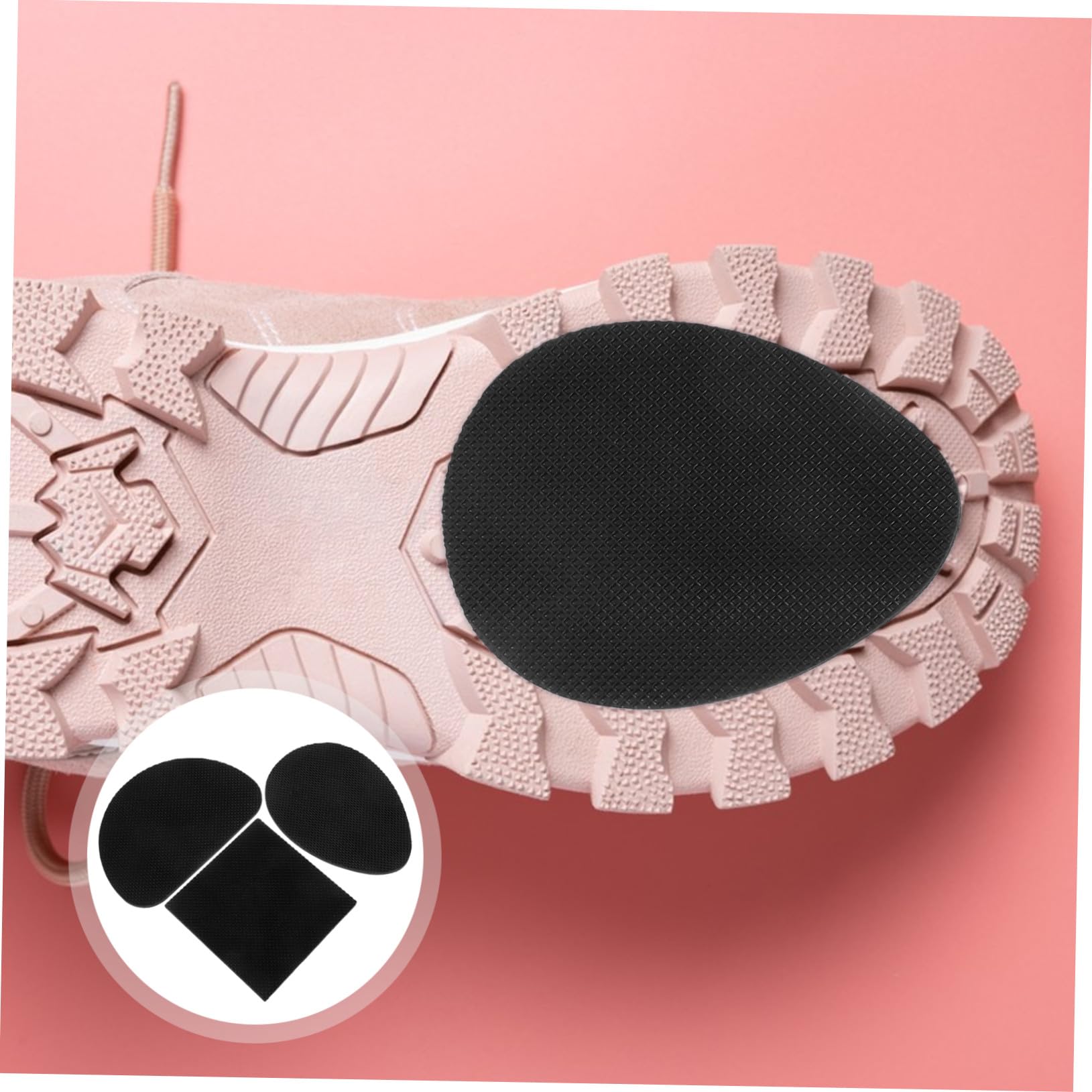 24 Pezzi Protezione in Gomma Antiscivolo per Suole di Scarpe da Donna Tappi Autoadesivi per Tacchi Elevati Antiusura Ammortizzanti e Silenziosi Compatibili con Sneakers e Scarpe