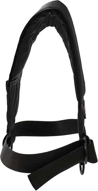 CCS ComCor Pro Sled Harness with Padded Shoulders, Includes 9' Pull Strap and Drawstring Bag - Made in USA