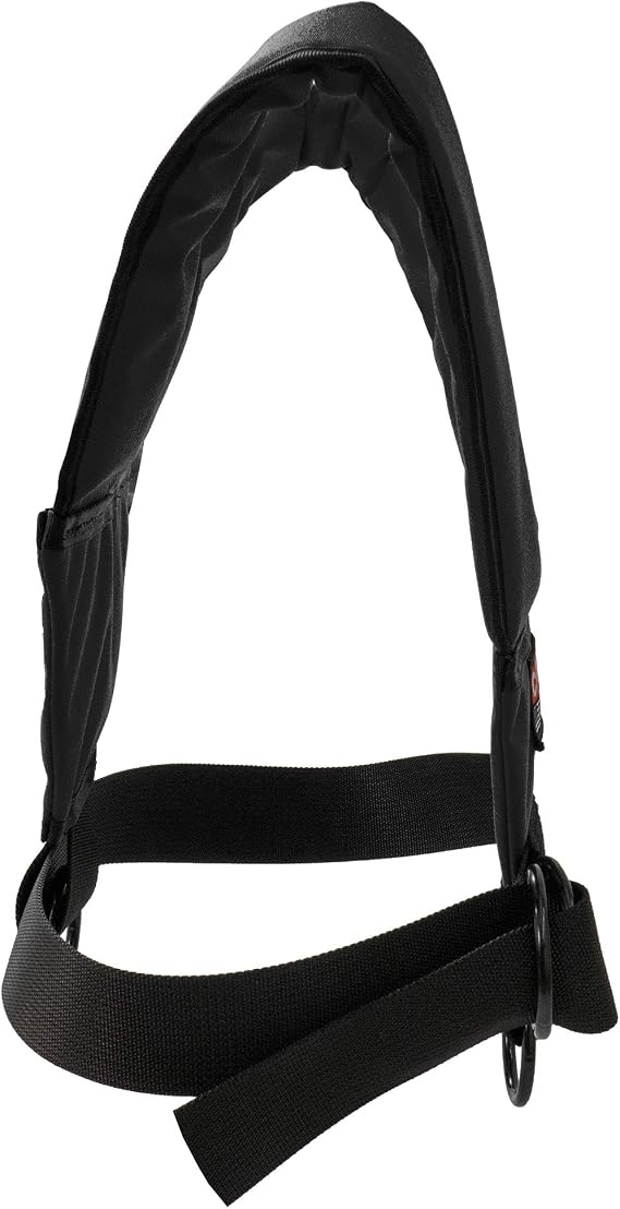 CCS ComCor Pro Sled Harness with Padded Shoulders, Includes 9' Pull Strap and Drawstring Bag - Made in USA