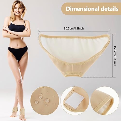 Miniatura 7 de Paquete de 4 unidades de aceite de ricino para tobillo, paquete de aceite de bambú reutilizable para tobillo, almohadillas de compresión de aceite