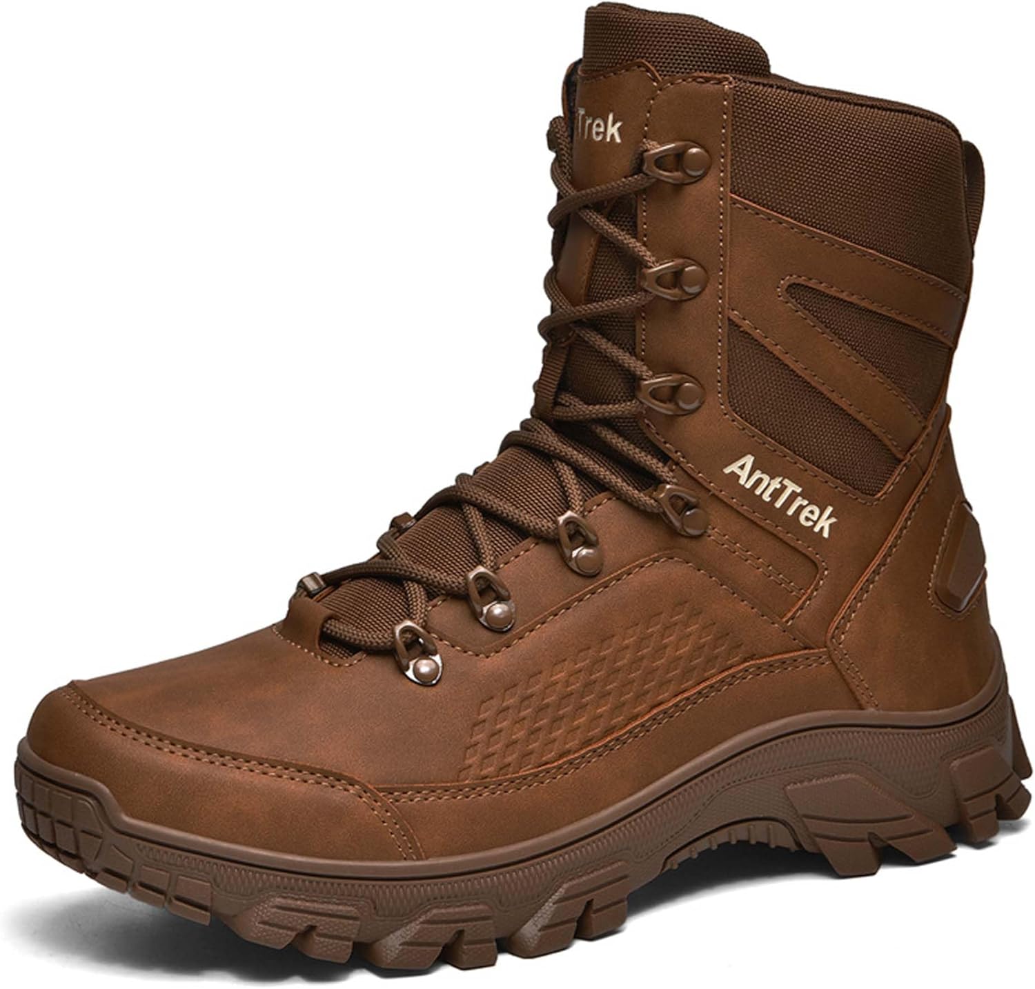 Men's Military Tactical Boots Fashionable Outdoor Mountain Climbing Off-Road Camping Jungle Hunting Desert Hiking Boots Anti Slip High Top Casual Sports Shoes