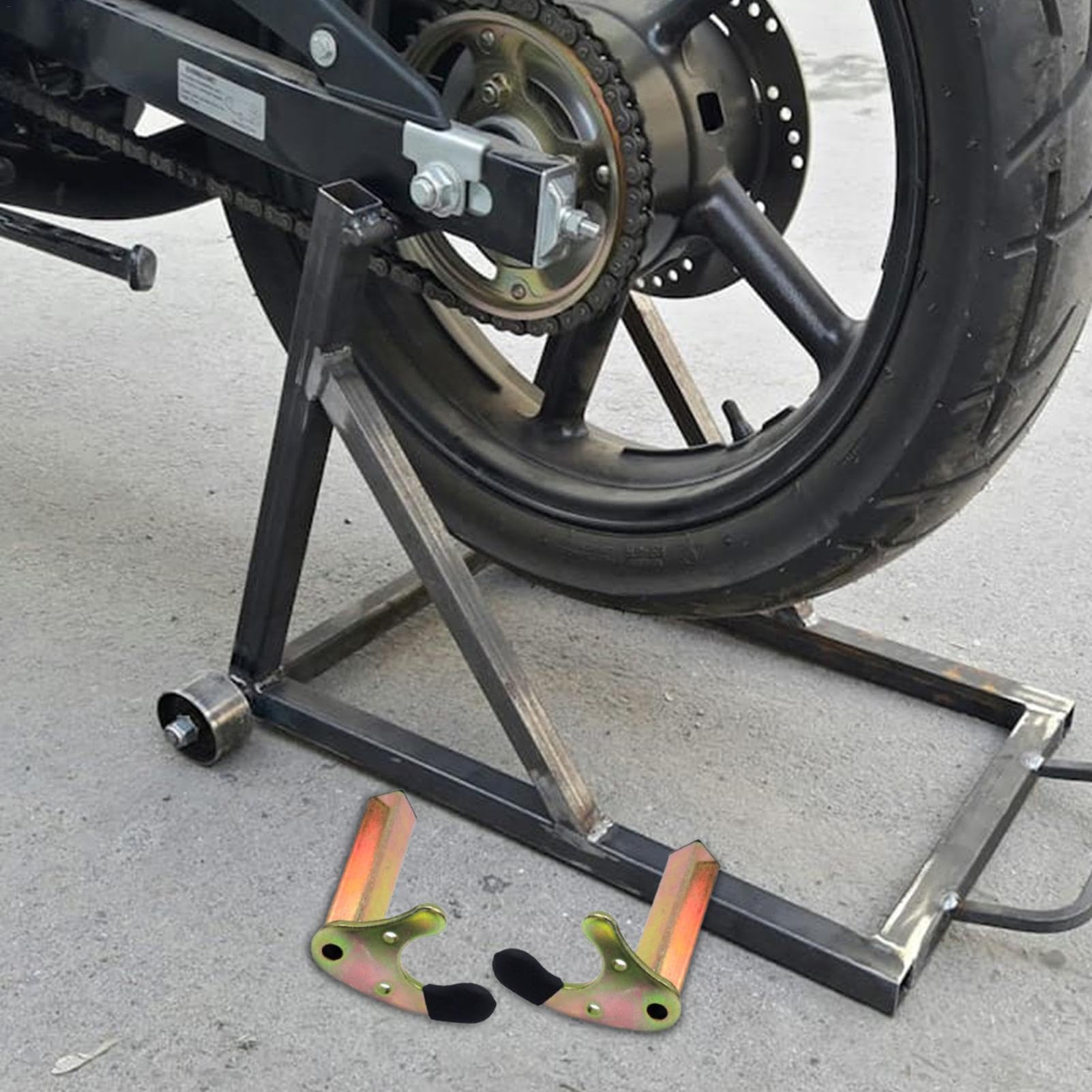 Porte Moto Béquille Moto Universelle Pour Roue Arrière - Support Atelier Orange Support Roue Arrière Universel Porte Moto Béquille Moto Universelle Pour Roue Arrière - Support Atelier Orange Support Roue Arrière Universel