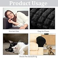 Vista 31 de Fundas para reposabrazos de sofá, fundas para reposabrazos con bolsillo, protector elástico para reposabrazos de sofá, fundas extraíbles