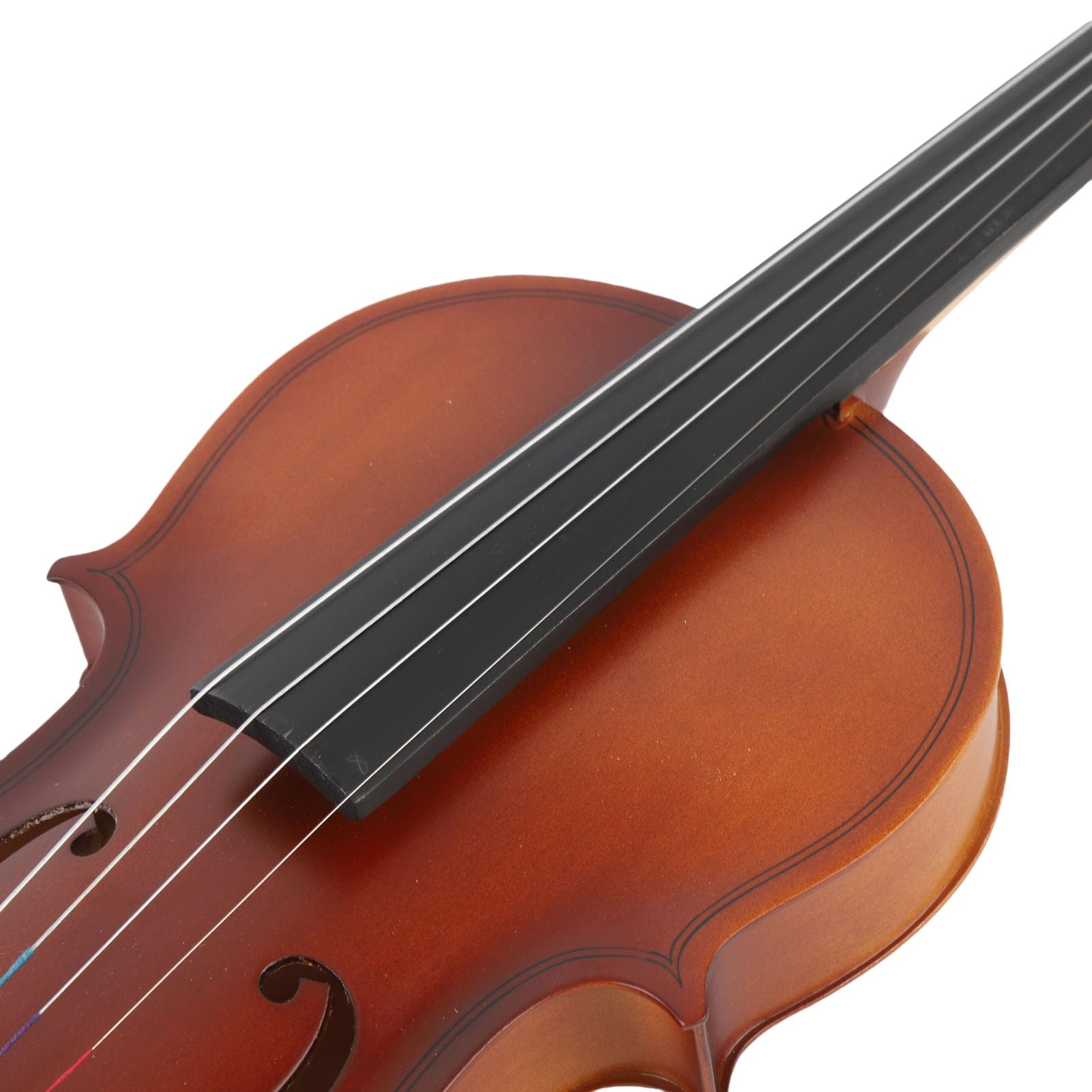 Naroote 4 4 Violino Violino Acustico Opaco in Legno Massello con Archetto e Custodia Rigida Top in Abete Fondo in Giuggiola Design Ergonomico per Principianti Adulti Pratica Ed Esami di
