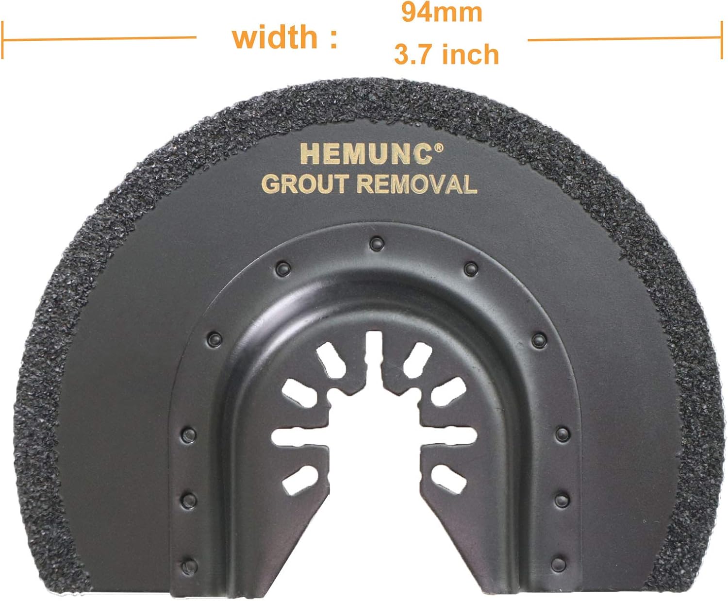 3pcs Oscillating Tool Blades for Grout Removal Tile Mortar Concrete Masonry 1/16
