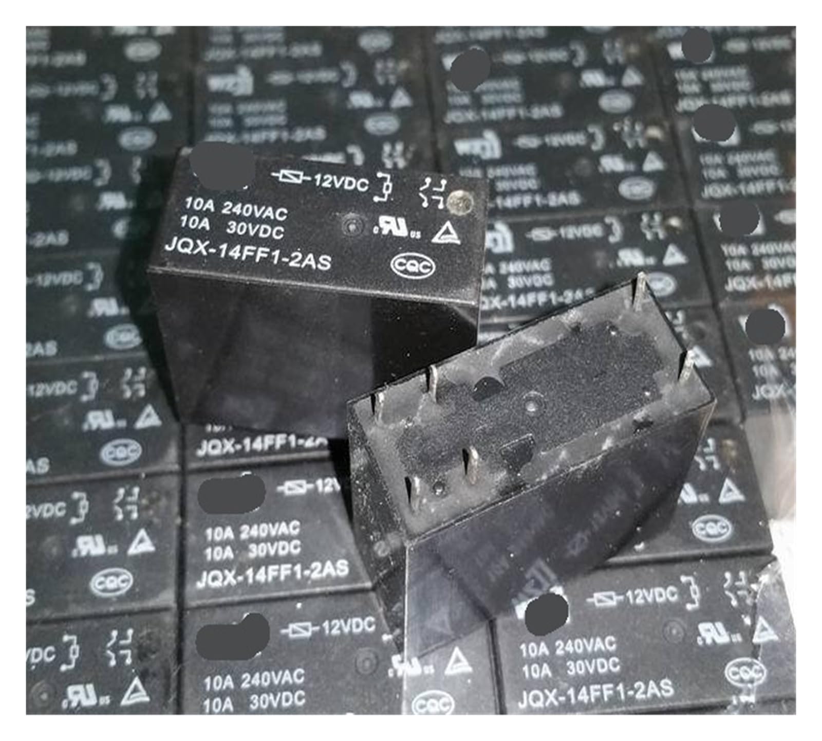 Relais JQX-14FF1-2AS 14F-2A-12V-10A commutateur 6 broches pour PCB - 3
