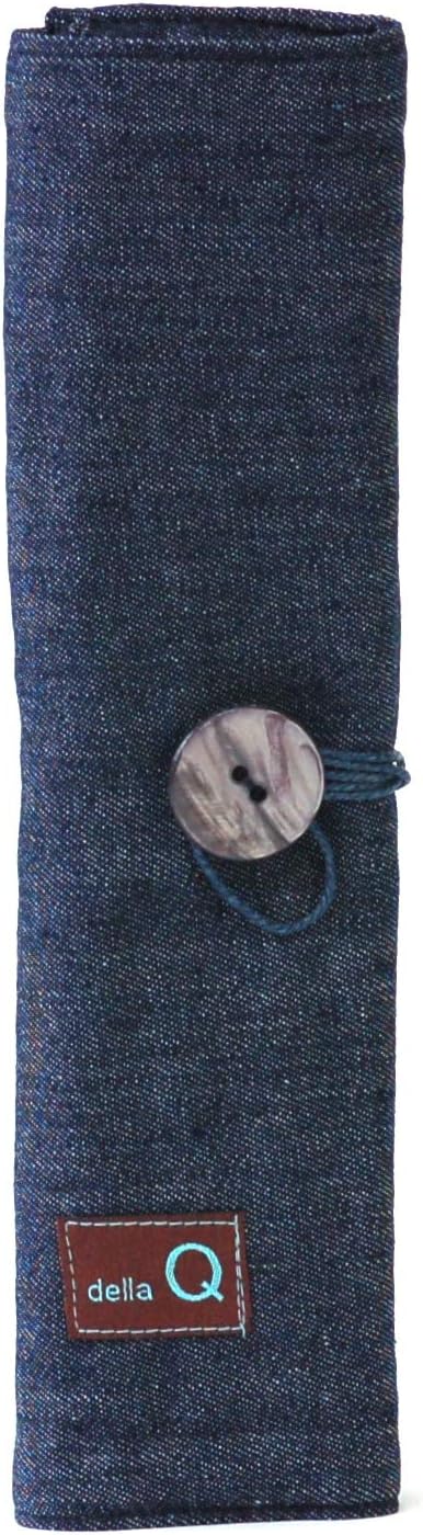 addi FlexiRoll Canvas Case for FelixFlips Knitting Needles, Denim Color