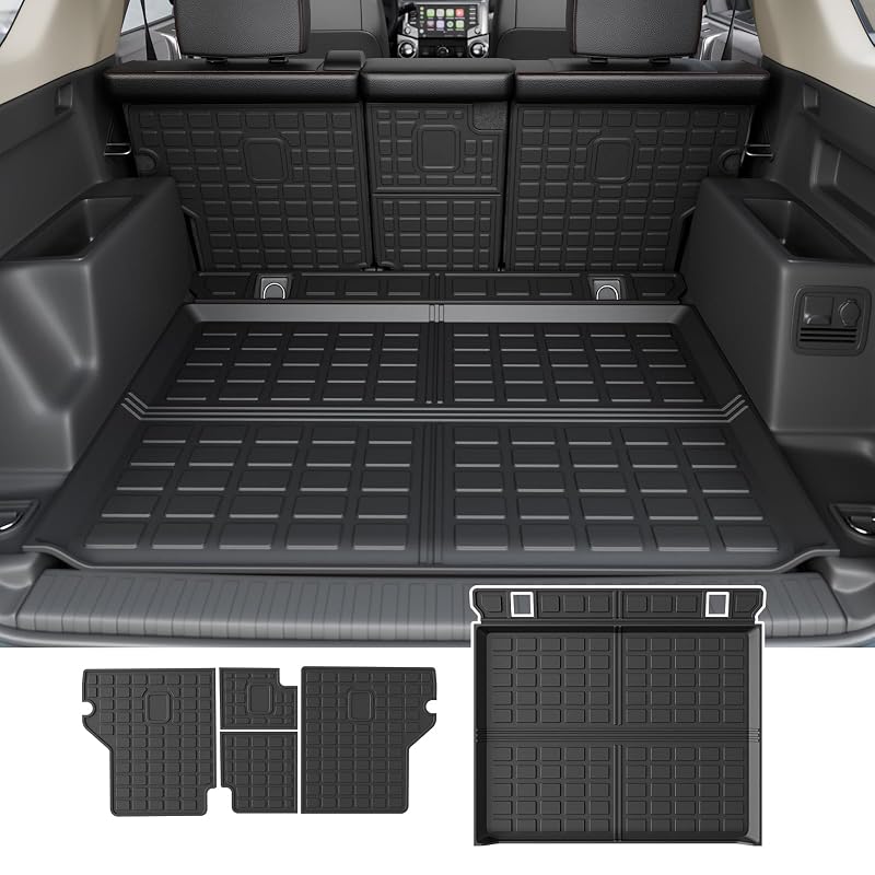 Kit de Forro para Porta-Malas e Encostos Rongtaod para Toyota 4Runner 5 Lugares 2010 a 2024 sem Bandeja Deslizante