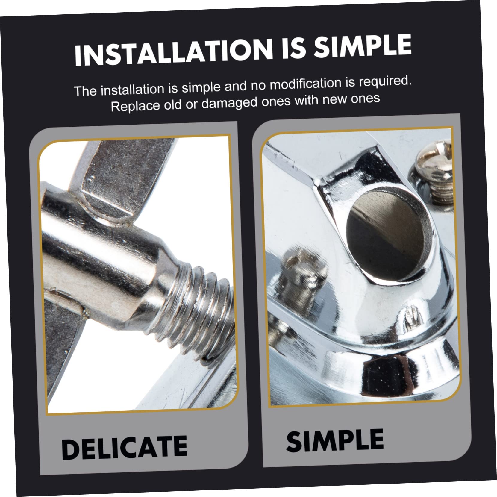 Holibanna Bass Drum Leg Base Stand Durable Drum Leg Accessories Easy Install for Use