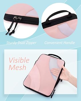 BAGSMART 6 Set Compression Packing Cubes, Travel Bag for Carry on Backpack