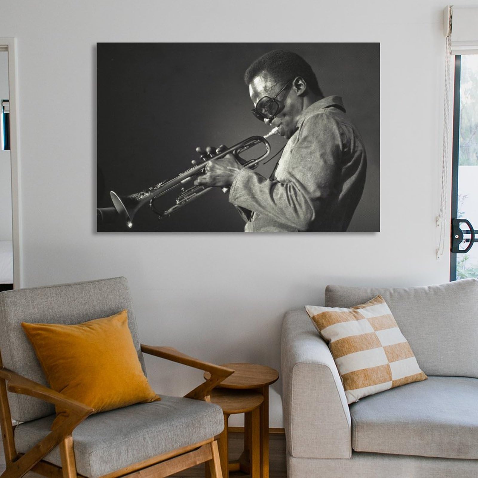 Amazon.co.jp: MILES DAVIS マイルスデイヴィス - Portrait アート 