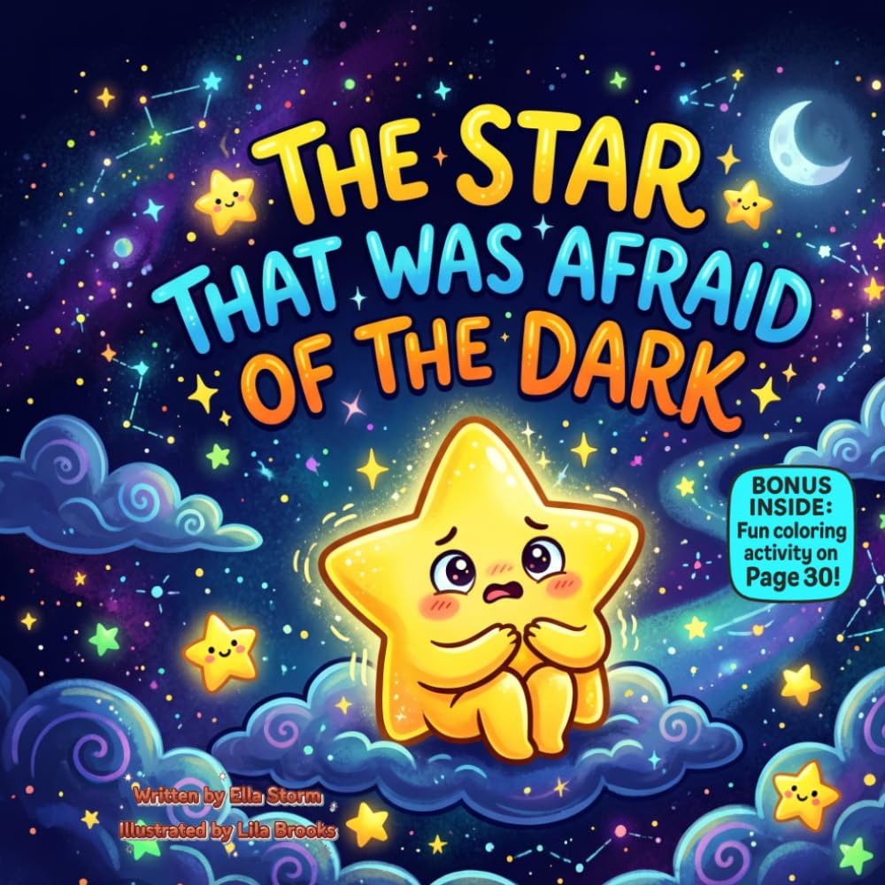 The Star That Was Afraid of the Dark: A Funny Rhyming Picture Book About Overcoming Fear, Building Courage, and Believing in Yourself