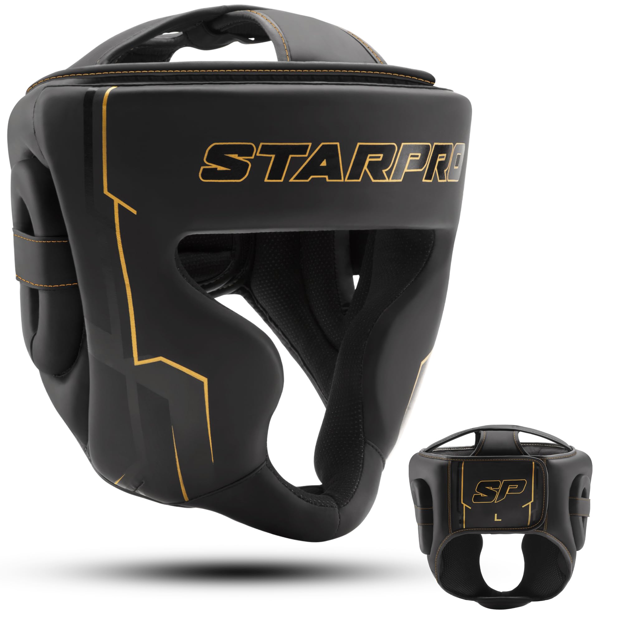 Starpro Professional Boxing Headguard - Premium Sparring Gear with Full Face Protection, Lightweight Design & Optimal Fit for Enhanced Safety