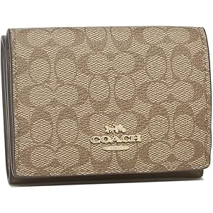 セール　COACH コーチ　シグネチャー　コンパクト　三つ折り財布　A86 コーチ COACH コーチ 三つ折り財布 レディース COACH コンパクト