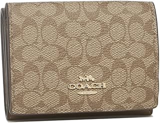[コーチ] アウトレット 三つ折り財布 シグネチャー ベージュ ブラウン レディース 91806 IME74 [並行輸入品]