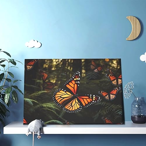 Miniatura 12 de RLDOBOFE Lienzo decorativo de pared para dormitorio, colección de cámara retro y fresca, decoración de pared abstracta para sala de estar, pinturas