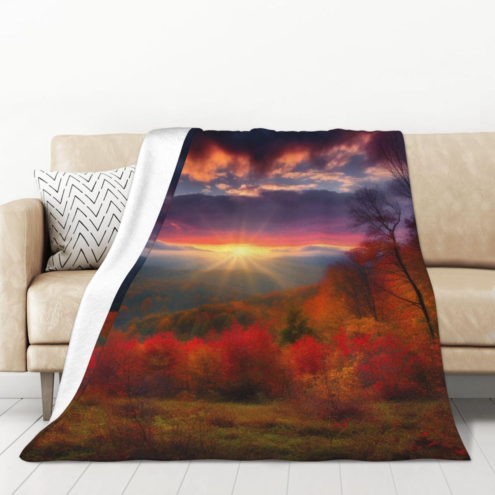 Couverture flanelle chaude contre le froid plaid doux salon 127x178 cm