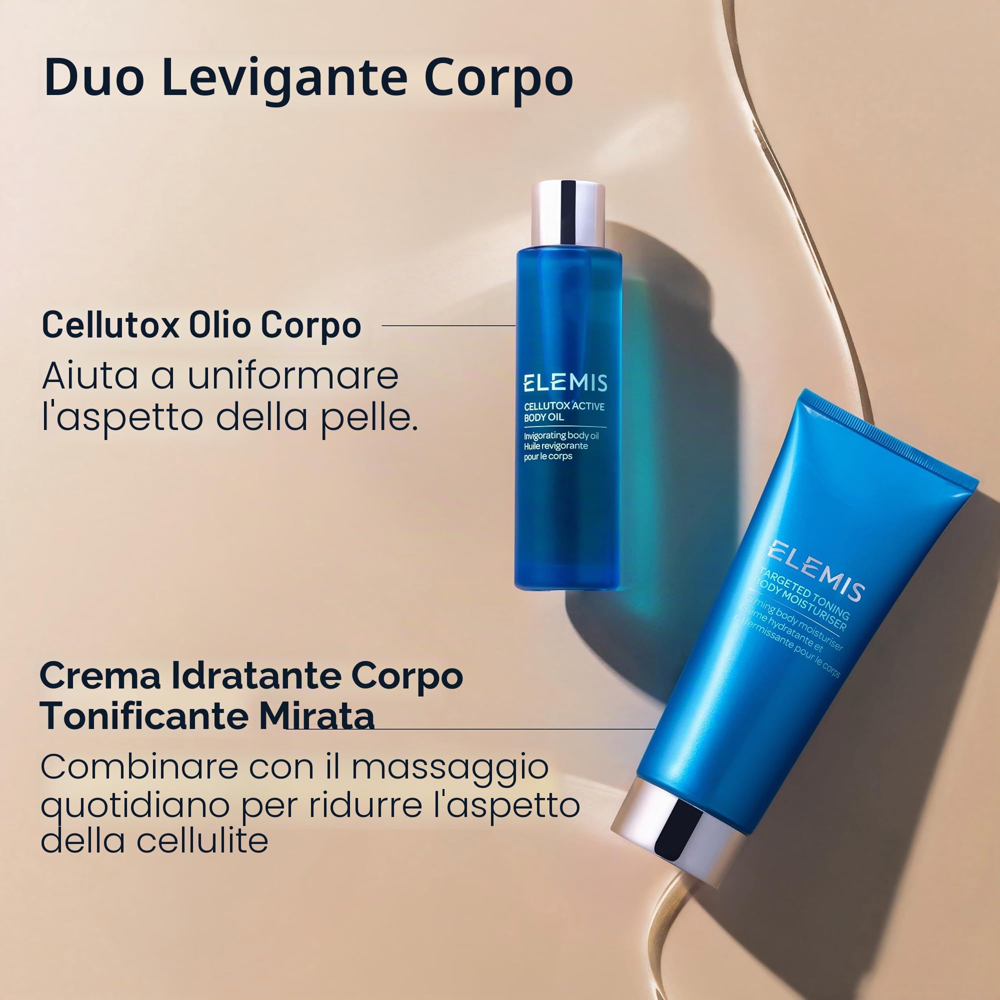 ELEMIS Toning Body Moisturiser, Crema Corpo Idratante 200ml | Crema corpo con alga Jania rubens e plancton per idratare, levigare e rassodare visibilmente la pelle