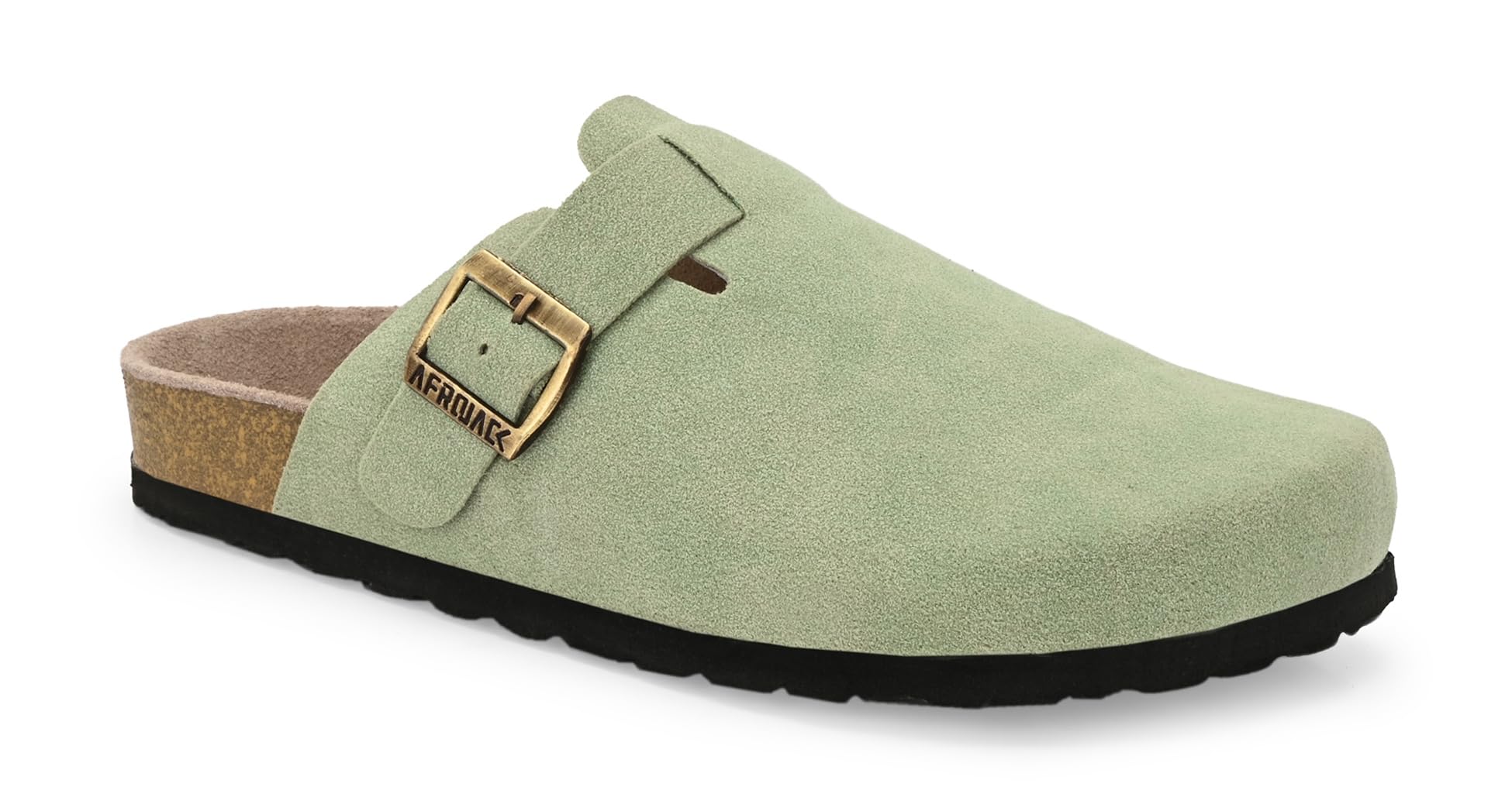 Men's Leather Sandals Lightweight with EVA Sole