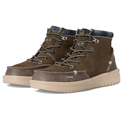 Hey Dude Kids Bradley Classic (Little Kid/Big Kid) Boys Shoes Walnut