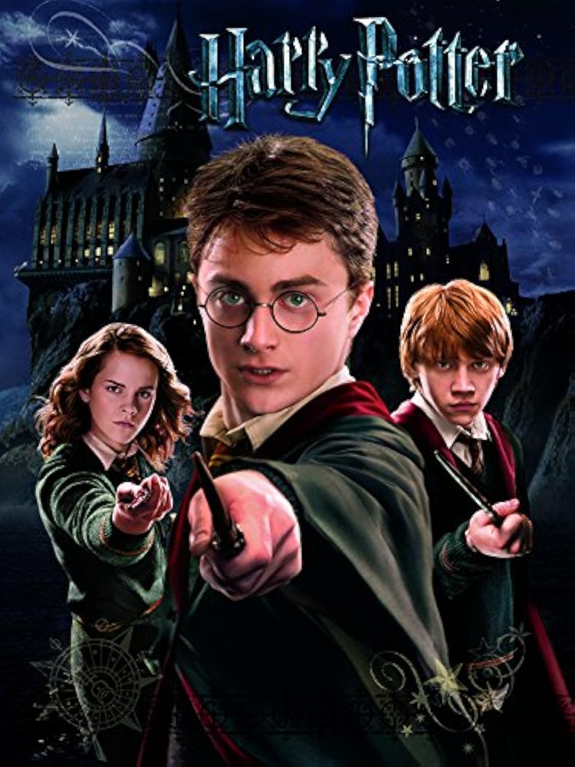 Toile imprimée Harry Potter Ron Hermione de 40 x 50 cm pour déco